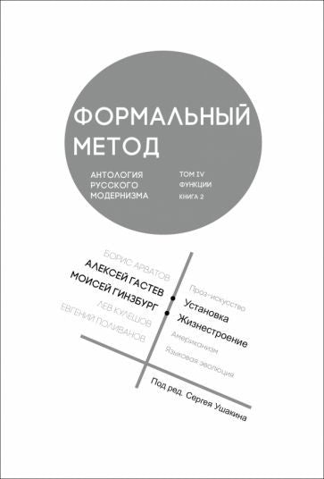 Формальный метод: Антология русского модернизма. Том 4. Книга 2