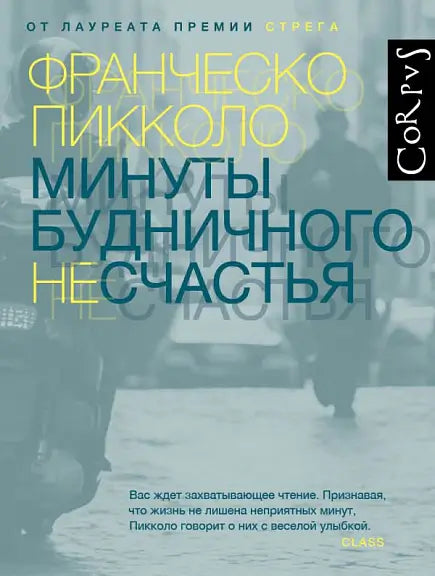Обложка книги "Минуты будничного несчастья" Франческо Пикколо