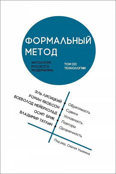 Обложка книги "Формальный метод: Антология русского модернизма. Том 3." 